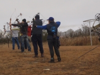 CFA Hunter Shoot 9 Jun 13 on the practice line.JPG
